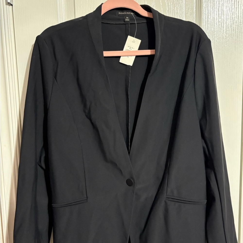 Banana Republic Black Tailored Blazer